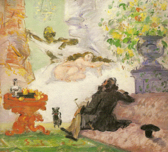 Pin, XIX, Czanne, Paul, UNa moderna Olimpia, M. dOrsay, Pars, 1873-1874