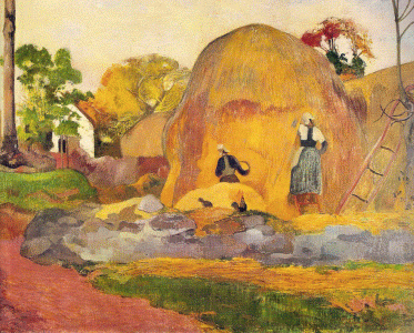 Pin, XIX, Gaugin, Paul, Los almiares amarillos o La cosecha dorada, M. dOrsay, Pars, 1889
