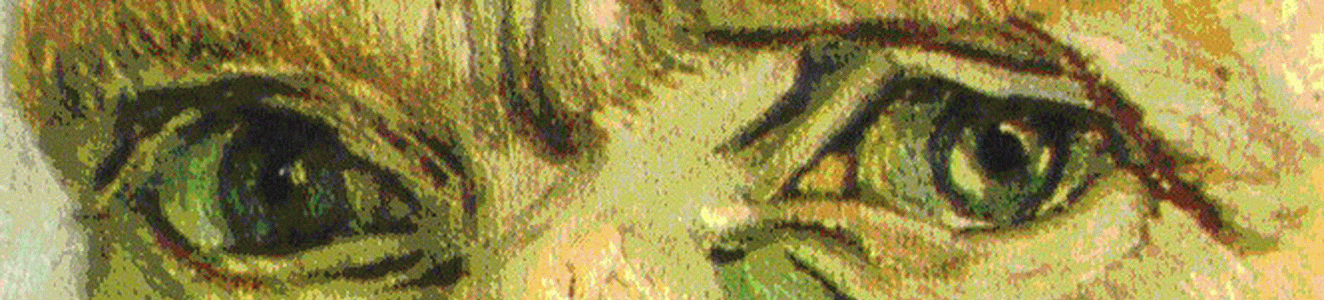 Pin, XIX, Gogh, Vicent van, Autorretrato, ojos