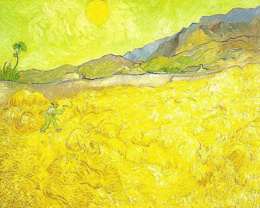 Pin, XIX, Gogh, Vicent van, Campo de trigo con segadores, M. van Gogh, 1889