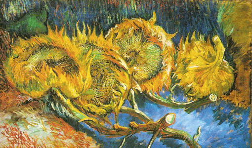 Pin, XIX, Gogh, Vicent van, Girasoles, M. Kroller Muller, 1887