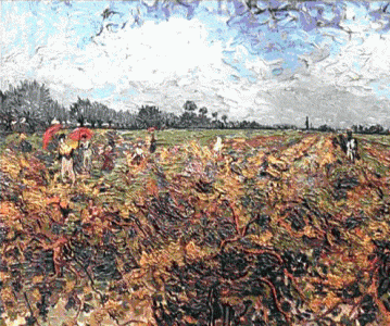 Pin, XIX, Gogh, Vicent van, La via roja -nico cuadro vendido- 1890