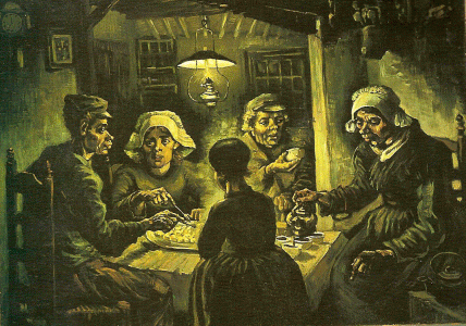 Pin, XIX, Gogh, Vicent van, Comedore de patatas, M. van Gogh, 1885