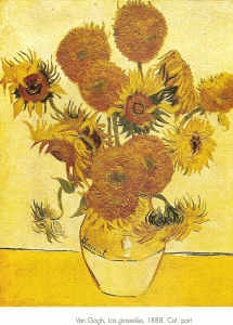 Pin, XIX, Gogh, Vicent van, Los girasoles, Col. privada, 1888