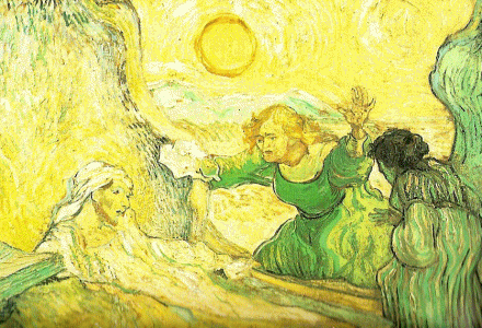 Pin, XIX, Gogh, Vicent van, Resurreccin de Lzaro, 1890