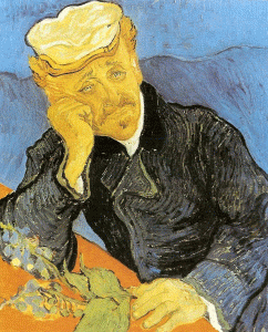 Pin, XIX, Gogh, Vicent van, Retrato del doctor Gachet, Muse dOrsay, Pars, 1890