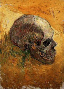 Pin, XX, Gogh, Vicent van, Schedelo, M. van Gogh, Amsterdam, 1887-1888