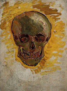 Pin, XIX, Gogh, Vicent van, Schedel, M. van Gogh, Amsterdam, 1887-1888