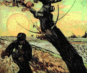 Pin, XIX, Gogh, Vicent van, Campesino sembrando
