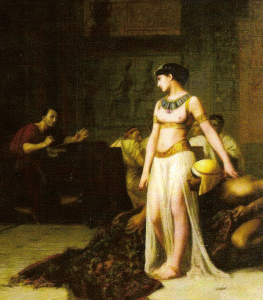 Pin, XIX, Grme, Jean Len, Cleopatra ante Csar, 1866