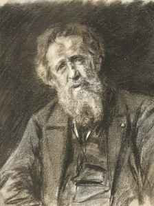 Pin, XIX, Liebermann, Max, Retratom de Meunier