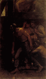 Pin, XIX, Meunier, Constantine, The mine, M. Royeaux des Beau Arts,  Bruselas. Blgica, 1900