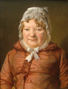 Pin, XIX, Waldmeller, Ferdinad Georg, madre del capitn Stiele Holzmeister, Museum Nationagalerie, Berln, 1819