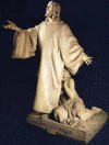Esc, XIX, Bernardelli, Rodolpho, Cristo y la mujer adltera, Museu Nacional de Bellas Artes, Brasil, 1881