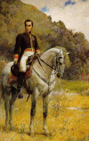 Pin, XIX, Michelena,Arturo, Bolivar a caballo, 1888