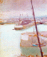 Pin, XX, Vuillard, Edouard, El Puerto de Honfleur, M. Arbert Audre Bagnols sur Ceze, Francia, 1919