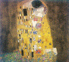 Pin, XX, Klimt, Gustav, El beso, Palacio Velvedere, Viena, 1907-1908