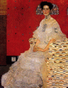 Pin, XX, Klimt, Gustav, Retrato de Frieda Reidler, Simbolismo, 1906