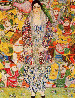 Pin, XX, Klimt, Gustav, Retrato de Friedericke Maria Beer, 1916