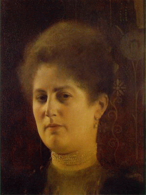 Pin, XIX, KLimt, Gustav, Retrato de una dama, Realista, 1984