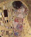 Pin, XX, Klimt, Gustav, The kiss o El beso, sterreichische Galeri, Viena, Austia, 1908
