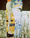 Pin, XIX, Klimt, Gustav, Tre edades de la mujer, M. Arte Moderno, Roma, Italia, Finales siglo