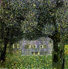 Pin, XX, Klimt, Gustav, Casa de Labranza, Alta Austria, Osterreichiscche Galeri, Viena, 1911