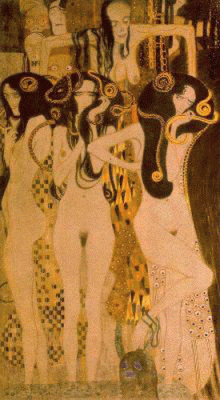 Pin, XX, Klimt, Gustav, Beethoven Frieze, Simbolismo, 1901