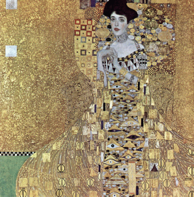 Pin, XX, Klimt, Gustav,  Retrato de Adele Bosch, Neue Galerie, N. York, 1907