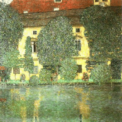 Pin, XX, Klimt, Gustav, Schloss Kammer on the Attrsse III,Ausstellung Klimt, 1910 