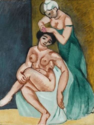 Pin XX Matisse Henri La Coifure Artists Rights Society -ARS- N York USA 1907