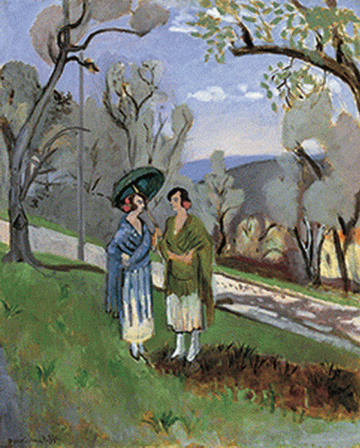 Pin XX Matisse Henri Conversacin bajo los Olivos 1921