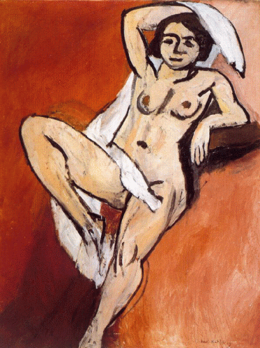 Pin XX Matisse Henri Desnudo del echarpe blanco 1909