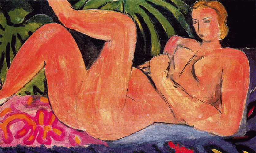 Pin XX Matisse Henri Desnudo Reclinado 1936
