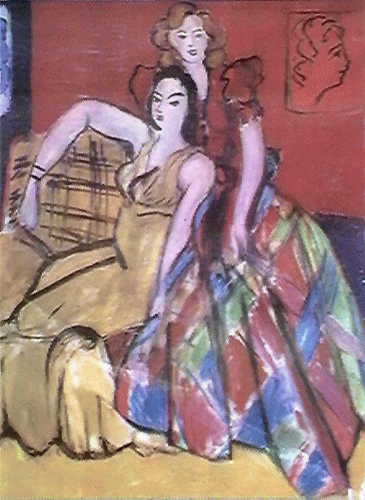 Pin XX Matisse Henri Dos Jovenes Muchachas M Nacional Arte Moderno, George Pompidou, Pars Francia 1941