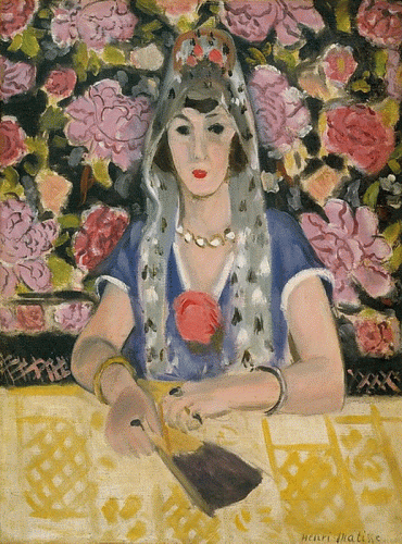Pin XX Matisse Henri Espanola  Artmonia en Azul Metropolitan Museum of  Art N York USA 1923