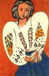 Pin XX Matisse Henri La blusa rumana