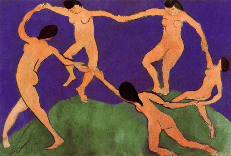 Pin XX Matisse Henri La danza 1909-1910