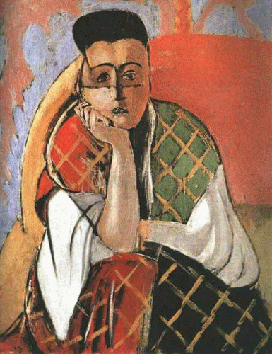 Pin XX Matisse Henri Mujer con un Velo 1927