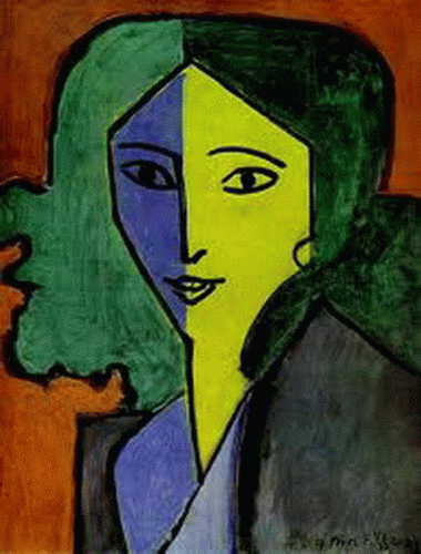 Pin XX Matisse Henri Retrato de Lydia Delectorskaya