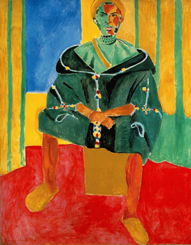 Pin XX Matisse Henri Seated Riffian 1913