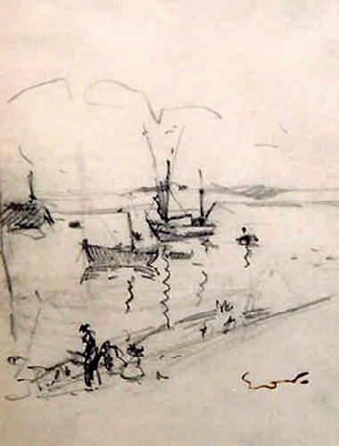Pin, XX, Friesz, Othon, Barcos en el Puerto, 1915