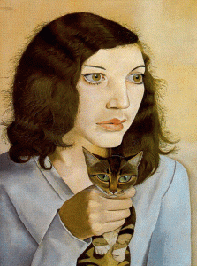 Pin, XX, Freud, Lucien, Girl with a kitten, Col. privada, Londres, 1947