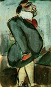 Pin, XX, Rouault, Georges, El presuntuoso o El Superhombre Muse d' Art de la Ville de Pars, Francia, 1912-1913