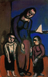 Pin, XX, Rouault, Georges, Madre e Hijos, 1911
