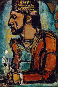 Pin, XX, Rouault, Georges, Old King, 1937