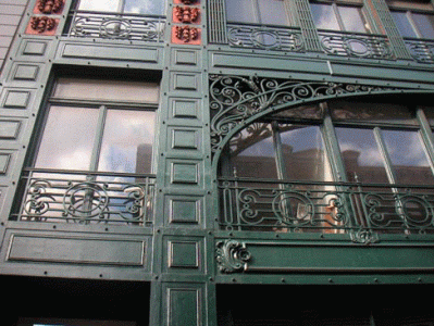 Arq, XX, Flaag, Ernest, Little Singer Building, Art Nouveau, N. York, USA, 1904