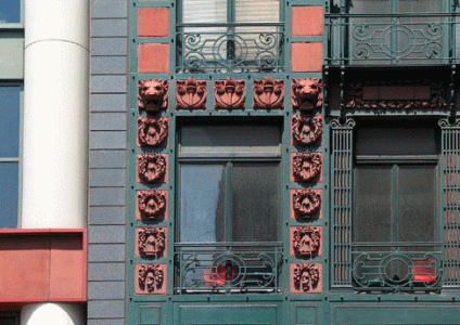 Arq. XX, Flaag, Ernest, Little Singer Building, Art Nouveaur, N. York, USA, 1904