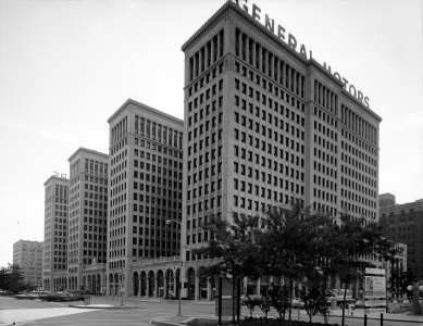Arq, XX, Kahn, Albert, General Motors Buiding, Detroit, Michigan, USA, 1919-1923