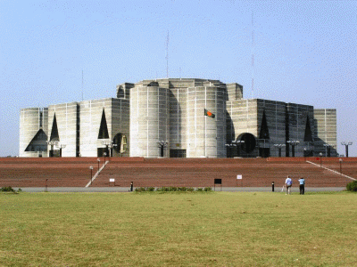 Kahn, Louis Isidores, Asamblea Nacional o Jatiyo Sangshad Bahaban, Dhaka, Bangladech, 1961-1981 
